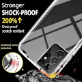Miniatyrbild 2 av 4: Skyddshölje - BOOLING - Samsung Galaxy S21 Ultra 5G - Flexibelt - Transparent - 360 grader Transparent