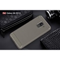 Miniatyrbild 2 av 4: Galaxy A8 2018 Fodral Kolfiberfjädrande TPU-skyddsfodral för Samsung Galaxy A8 2018 - Grå