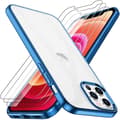 Skyddsfodral - Stötsäkert - för iPhone 13 - Blå - 2 Härdade Glas - Chic och Minimalistisk Design Blå