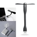 Miniatyrbild 1 av 4: USB-fläkt - YIOU - Mini Flexibel Fläkt - 22 dB - Svart - Silikonklingor Svart