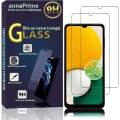 Miniatyrbild 1 av 4: VCOMP® för Samsung Galaxy A13 5G 6,5": Pack - 2-pack skärmskydd i härdat glas VIT