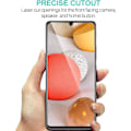 Miniatyrbild 2 av 4: Glasskärmskydd för Samsung Galaxy A12 Okrossbart härdat glas set med [X3] härdat glas