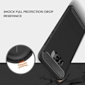 Miniatyrbild 4 av 4: Fernando Snyggt Grå Mjuk Silikon Coque för Samsung Galaxy S8 Plus Carbon Fiber Case