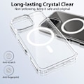 Miniatyrbild 2 av 4: Skyddsskal - BOOLING - iPhone 16 Pro Max - Transparent - Mjukt - Inbyggd magnet Transparent