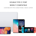 Miniatyrbild 4 av 4: USB-C-kabel - Samsung - Galaxy A05 A05s A15 A25 A35 A55 - 1 Meter - Snabbladdning - Vit Vit