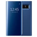 Fodral - Samsung - Galaxy Note 8 - Smart Cover - Stötsäker - Spegel - Mjuk - Blå blå
