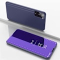 Miniatyrbild 3 av 4: Fodral + 2 härdade glasögon till Samsung Galaxy M13 - Clear View Stötsäkert skydd Lila Lila
