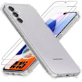 Miniatyrbild 1 av 4: Skyddande skal - BOOLING - Samsung Galaxy A15/A15 5G - Flexibelt - Stötresistent - Transparent Transparent