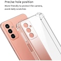 Miniatyrbild 4 av 4: Mjukt skyddsfodral för Samsung Galaxy M23 5G - BOOLING - Genomskinlig - Paket med 2 härdade glasögon Transparent