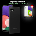 Miniatyrbild 3 av 4: Coque - Luxe - Samsung Galaxy A22 5G - Full Protection - Mjuk - Syntetiskt läder PU Svart