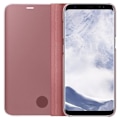 Miniatyrbild 3 av 4: Samsung Galaxy S8-fodral Optimerad visningsvinkel Clear S-View-fodral för Samsung Galaxy S8 (roséguld)