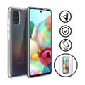 Fodral - Samsung - Galaxy A71 - Stel - Genomskinlig - Optimalt skydd Transparent