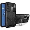 Miniatyrbild 1 av 4: Skyddshölje - BOOLING - Samsung Galaxy A25 5G - Svart - PC + TPU - Stötabsorberande Svart