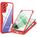 Miniatyrbild 1 av 4: Fodral för Samsung S22 Plus (6,6") Red Hard 360 graders helkroppsskydd Solid