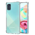 Miniatyrbild 4 av 4: för Samsung Galaxy A71, Transparent Flexibel Stötsäker Bumper Case Anti-Scratch Silikon TPU Mjukt Fodral Skydds Silikonskydd