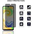 Miniatyrbild 3 av 4: 2 Anti-Spy Tempered Glasögon för Samsung Galaxy A04s - BOOLING - Stötsäkert skydd Svart