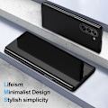 Miniatyrbild 3 av 4: Coque - Samsung - Galaxy Z Fold 6 - Fram- och Baksidan Skydd - Stödfunktion - Svart Svart