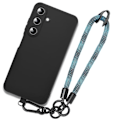 Miniatyrbild 1 av 4: Skyddskal - BOOLING - Samsung Galaxy A15 4G-5G - Flexibel - Stötabsorberande - Robust blå armbånd 30cm Svart