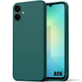 Miniatyrbild 1 av 4: Fodral till Samsung Galaxy A06 - Mjukt Silikonskydd Anti-Scratch - Midnattsgrön