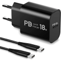 Miniatyrbild 1 av 4: USB C-laddare för Samsung S21 S20 Plus Ultra FE 5G S10 S10E S9 A41 A02S A12,Xiaomi Redmi Note 9 9T 10 8 Pro 9S,Mi 11 10T 10[459]