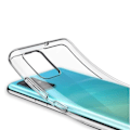 Miniatyrbild 3 av 4: För Samsung Galaxy A51 6,5" SM-A515F: UltraSlim Gel Silikonfodral - TRANSPARENT + 2 härdat glasfilmer