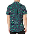Pikkukuva 4 / 5: Miesten slim-fit lyhythihaiset painetut popliinipaidat M