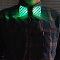 Miniatyrbilde 4 av 5: Fargerikt LED-lysende akrylsløyfe med blinkende farger, lysende Halloween-slips Diamond models