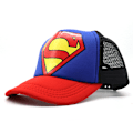 Miniatyrbild 2 av 5: Barn Pojkar Flickor Batman Mesh Snapback Keps Sommar Utomhus Andningsbar Justerbar Sport Solhatt Model A blue 48-52cm