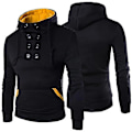 Miniatyrbilde 2 av 2: Høst Nye hettegensere for menn Sweatshirts Glidelås Hettegenser Menn Sweatshirt Ensfarget Mann Hettegensere For Menn