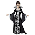 Miniatyrbilde 2 av 5: Jentekostyme for Halloween - Vampyrkostyme for Jenter White 150cm