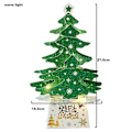 Miniatyrbillede 2 af 5: Julepynt Mini Bordplade Julekort Ornament