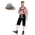 Miniatyrbillede 5 af 5: 3 stk./sæt Bayersk Oktoberfest kostumesæt til udklædningsfest, ølfestival, 100% nyt