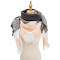 Miniatyrbilde 2 av 7: Mote-Vintervarm Stor Tartan Teppe Rutete Sjal SJ-29#dark gray powder 135x135x200cm