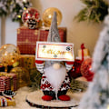 Miniatyrbillede 3 af 3: Juleplys Ansigtsløs Dukke Lysende Nisse Gonk Udstoppede Dukke Dværg Julepynt Dekoration B