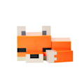 Miniatyrbild 1 av 5: Minecraft Räv Nattlampa - Officiellt Licensierad, Söt Lampa, Present till Pojkar & Flickor, Spelrumstillbehör & Dekoration för Barnrum, Färgrik
