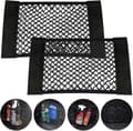 Storage Net, 2 Pcs Car Storage Net Bag Organizer for Bottles Groceries