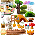 Miniatyrbilde 1 av 5: DIY håndlaget kreativ Kuromi dinosaur mikrolandskap kreativ flaskepynt fjernkontroll lykt pedagogiske leker Easter (customization accepted)