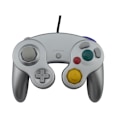 Pikkukuva 2 / 6: Gamecube-peliohjain, 2 kpl klassisia peliohjaimia värinätoiminnolla ja joystickillä Silver
