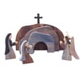 Easter Resurrection Scene Nativity Set Easter Wooden Decoration Jesus Nativity Scene