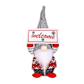 Miniatyrbild 1 av 3: Jultomte Plysch Docka Ljus Utan Ansikte Gonk Fylld Docka Tomte Julpynt Dekoration B