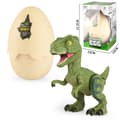 Hatching Egg Dinosaur Toy, Dinosaur Egg That Hatches with Realistic Dinosaur Action Figure, Sound and LED Light Effect