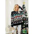 Miniatyrbillede 5 af 5: Grim Juletrøje til Kvinder Sjov Sød Juletræ Snefnug Julemand Jul Strikket Pullover Jumper Toppe M