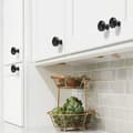 Miniatyrbild 3 av 5: Vintage Cabinet Handles Black 20-pack 30mm Durable Kitchen Knobs
