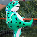 Pikkukuva 5 / 5: 130-185cm aikuisten puhallettava sammakkopuku - juhlapuku halloween anime cosplay, kuuma XXXL