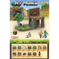 Miniatyrbillede 1 af 3: Minecraft Byggeklodser Sæt Magnetiske Byggeklodser Legetøj Magnetisk Brætspil T048-Jungle House-128 pcs