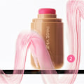Miniatyrbillede 2 af 10: PAGE VINE Lommeblush Stick 6 Farver Læbe og Kinder Vandlys Stick Highlighter Oplyser Naturlig Vandlys Hud 02-juice box