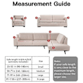 Miniatyrbilde 3 av 5: Elastisk Sofatrekk Trykte Sofatrekk Lenestoltrekk for Puter Sofaer Elastisk Universell Møbelbeskytter med 2 Putetrekk, Anti-Katt