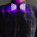 Miniatyrbilde 2 av 5: Fargerikt LED-lysende akrylsløyfe med blinkende farger, lysende Halloween-slips Diamond models
