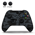Miniatyrbild 2 av 5: Xbox Series-kontroll Silikonöverdrag Series S/X-kontroll Skyddande överdrag med knapplock Camouflage Black