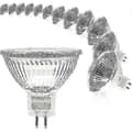12-pack MR16 12V 20W Dimbara Halogen Spot Glödlampor, 2700K Varmvit, GU5.3 Sockel